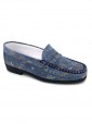 MOZARD PF - VELOURS CUIR - JEANS