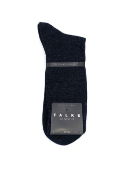 Falke chaussette laine coton denim 14491