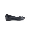 ballerine cuir noir bijou|Grande taille femme|Gabor