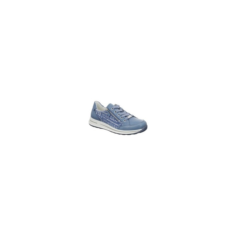 Basket bleu-ciel avec fermeture éclair|Grande taille femme|Ara
