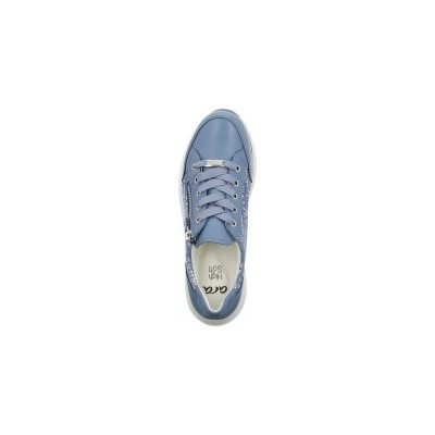 Basket bleu-ciel avec fermeture éclair|Grande taille femme|Ara