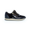 Basket noir et or en cuir zip |Grande pointure femme | GABOR