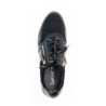Basket noir et or en cuir zip |Grande pointure femme | GABOR