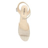 Sandale habillée nude|Grande taille femme|Artika