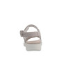 Sandale petit talon semelle amovible beige| Grande taille femme | Semler
