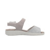 Sandale petit talon semelle amovible beige| Grande taille femme | Semler