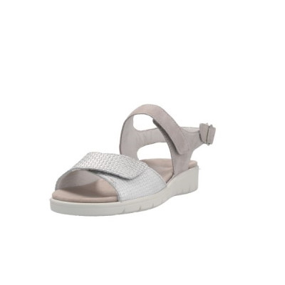 Sandale petit talon semelle amovible beige| Grande taille femme | Semler