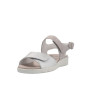 Sandale petit talon semelle amovible beige| Grande taille femme | Semler