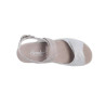 Sandale petit talon semelle amovible beige| Grande taille femme | Semler