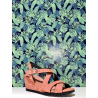 Sandale compensée rosé| Petite taille femme | Ellen Kassel