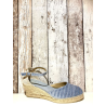 espadrille Corfu  bleu ciel en grande taille pour femme