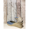 espadrille Corfu  bleu ciel en grande taille pour femme