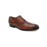 Richelieu en cuir cognac bout coupé | Petite Taille Homme | Alexander Bennett