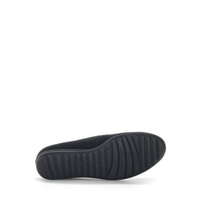 ballerine nubuck noir|Grande taille femme|Gabor