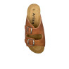 Mule confortable nubuck cognac|Petite taille femme|Artika