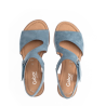 sandale sport nubuck bleu ciel| Grande taille femme | Gabor