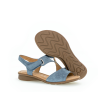 sandale sport nubuck bleu ciel| Grande taille femme | Gabor