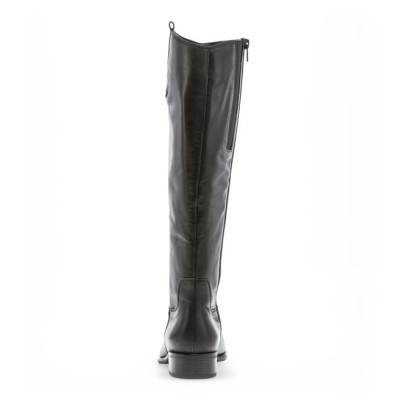 botte plate noir mollet M|Grande taille femme|Gabor