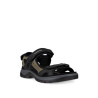 Sandale de marche 3 velcros noir|Petite taille homme|Ecco