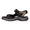 Sandale de marche 3 velcros noir|Petite taille homme|Ecco