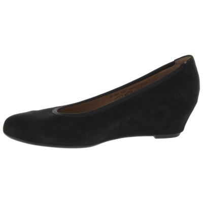 escarpin compensé en cuir velours | Grande taille femme | GABOR