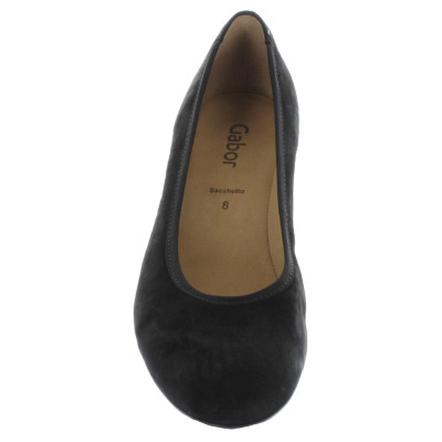 escarpin compensé en cuir velours | Grande taille femme | GABOR