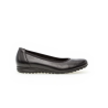 Ballerine cuir noir semelle sport|Grande taille femme|Gabor