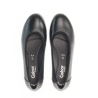 Ballerine cuir noir semelle sport|Grande taille femme|Gabor