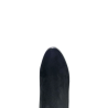 SOFTWAVES | Bottine sur talon compensé en nubuck noir | petite pointure femme