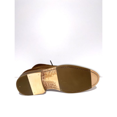 Bottines à lacets nubuck marron| Petite taille homme| Paire et fils