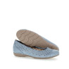 ballerine ajourée nubuck bleu ciel  | Grande taille femme | Gabor
