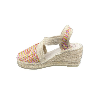 Espadrille compensée multi|Petite taille femme|Toni Pons