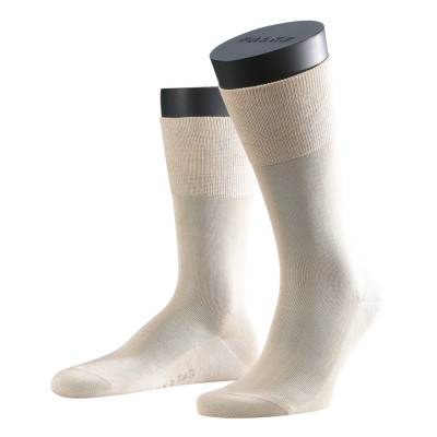 Chaussette en Fil d'Ecosse en Beige en Grande Taille Homme