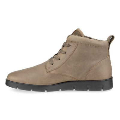 Chaussures boots à lacets grise nubuck hydromax | Grande pointure femme | ECCO