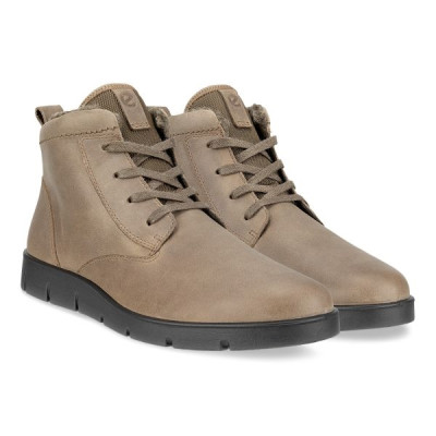 Chaussures boots à lacets grise nubuck hydromax | Grande pointure femme | ECCO