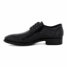 derby cuir lisse noir| grande pointure homme | ecco