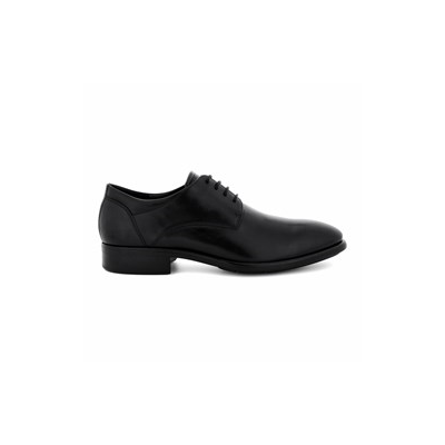 derby cuir lisse noir| grande pointure homme | ecco