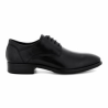 derby cuir lisse noir| grande pointure homme | ecco