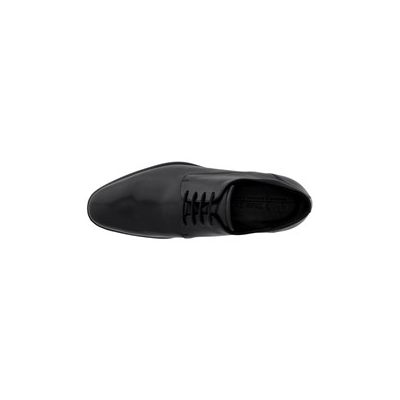 derby cuir lisse noir| grande pointure homme | ecco