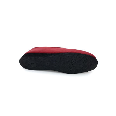 Chausson en alcantara lavable prune | Grande taille femme | EXQUISE