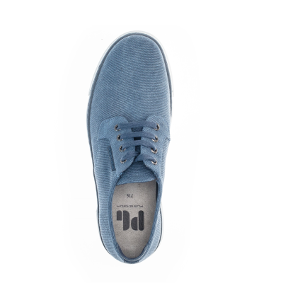 Tennis de ville en toile bleu | Grande pointure homme | Pius Gabor