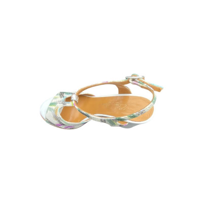 Sandale talon haut et large bride salomé en Petite Taille Femme