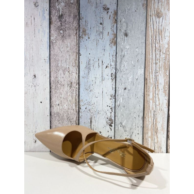 Escarpin talon très haut  en cuir en grande taille pour femme