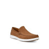 Mocassin sport semelle amovible cuir couleur camel|Grande taille homme|Ecco
