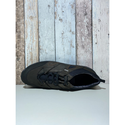 Chaussure de Marche en cuir marron en Grande Taille Homme