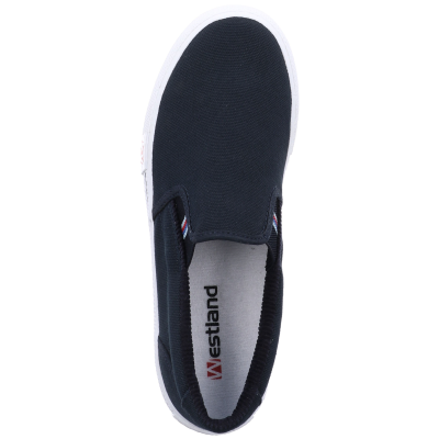 Mocassin en Toile Lavable en Grande Taille Homme