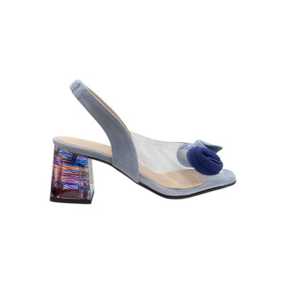 sandale mica nubuck bleu ciel| petite taille femme | Ellen Kassel