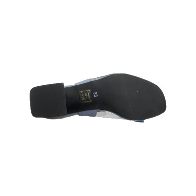 sandale mica nubuck bleu ciel| petite taille femme | Ellen Kassel