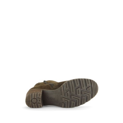 bottine quotidienne velours olive|Grande taille femme|Gabor