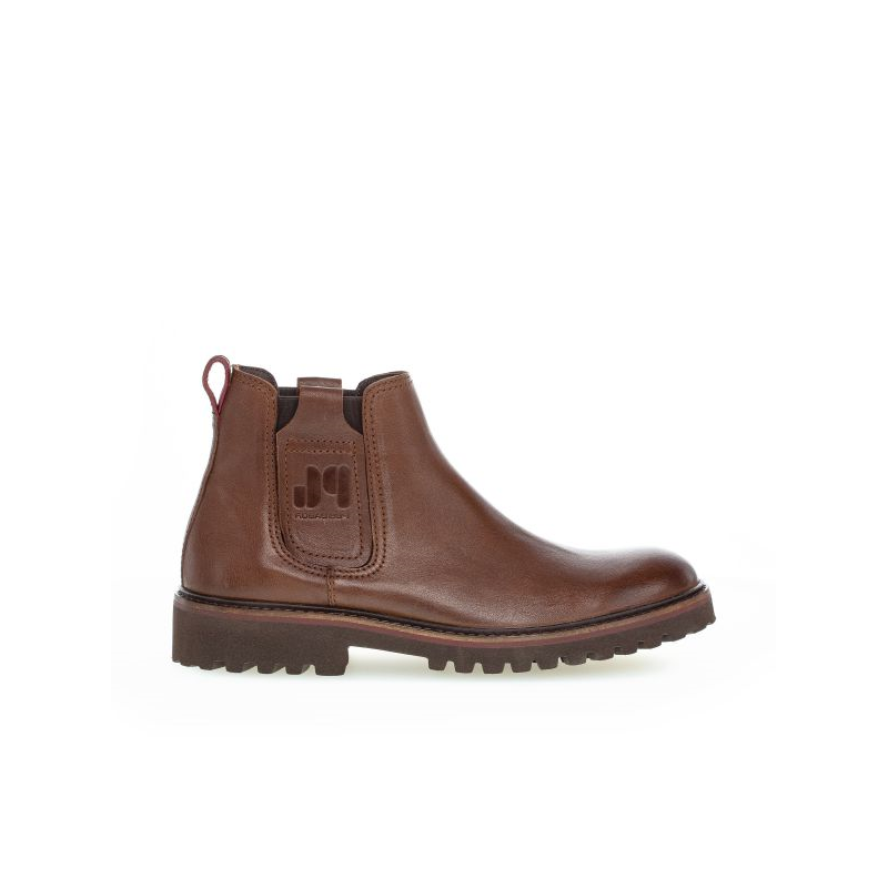 Boots chelsea en cuir marron et semelle épaisse | Grande pointure homme | Pius Gabor